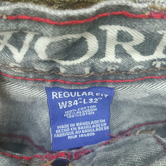 Mens Worior Collection Distressed Jeans - Picture 5 of 5